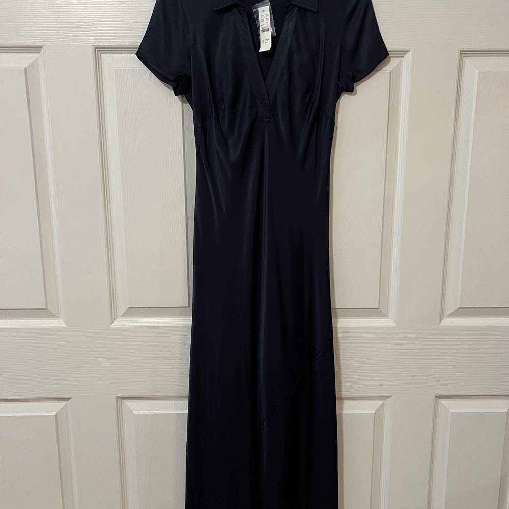 J. Crew Classic Navy Blue Maxi Dress